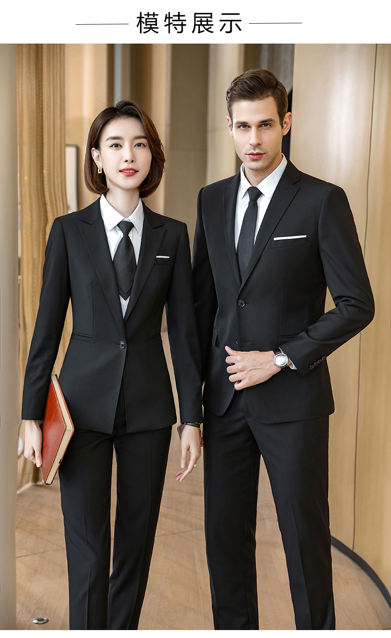 公司團(tuán)隊(duì)西服定制模特展示圖1